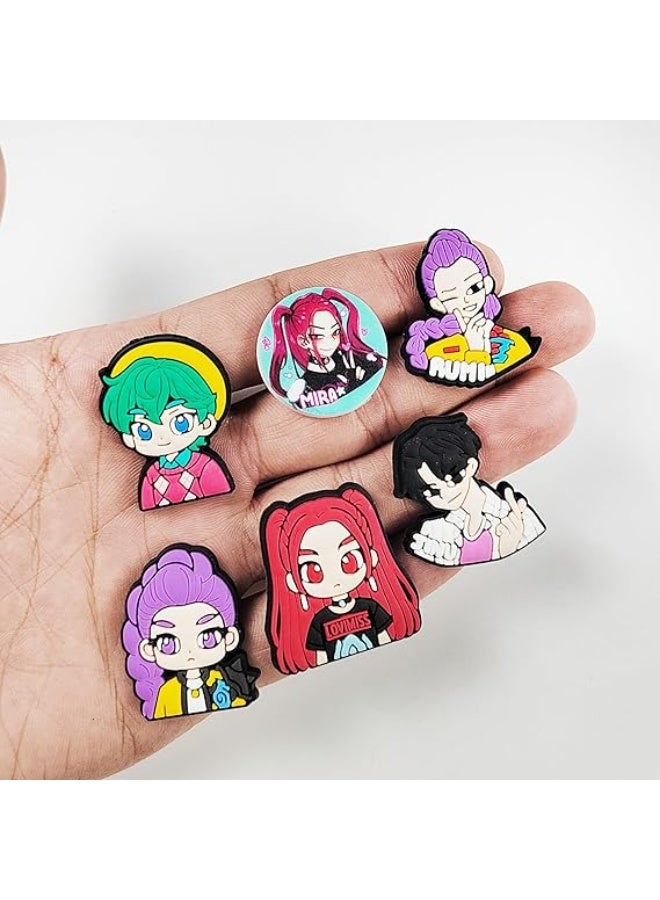 Womdee Shoe Charms for Kids,Women Cartoon Shoe Decoration for Shoes Bracelet Wristband Clog Sandals Birthday Gifts - Image 5